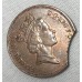 GREAT BRITAIN UK 1983? . TWO 2 PENCE . ERROR . BIG CLIPPED PLANCHET